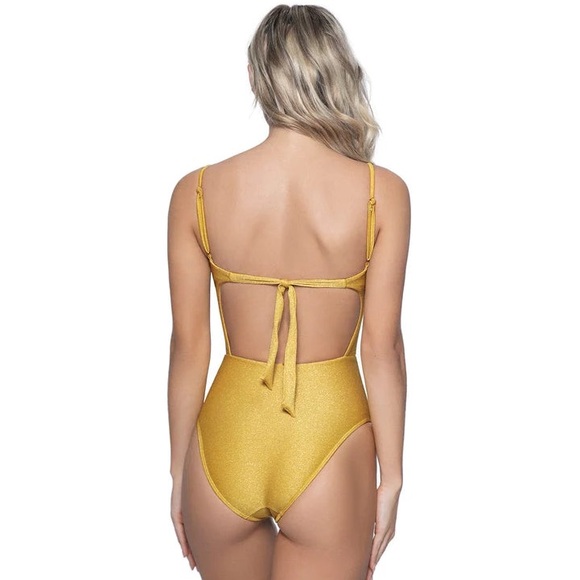 NWT Pilyq Gold Coast Maisie Ring One Piece Swimsuit - Picture 5 of 6